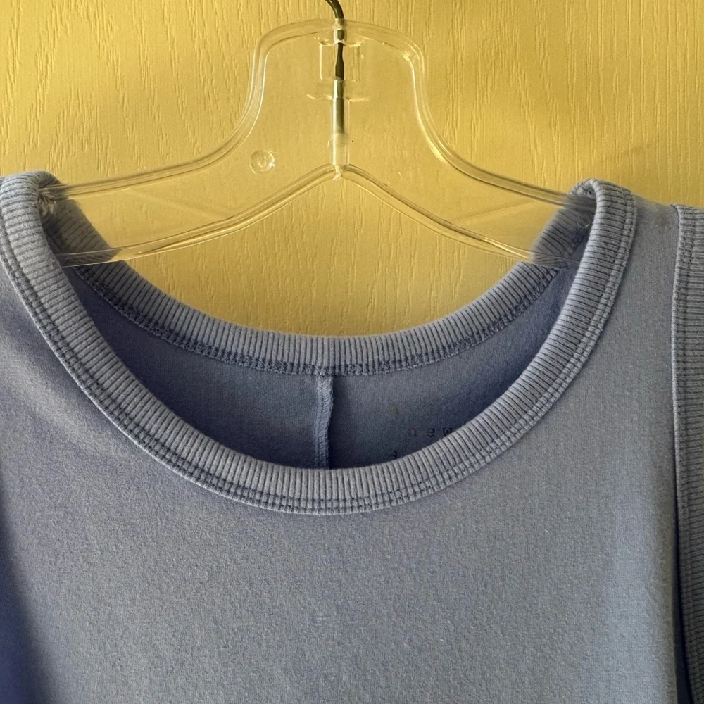 A New Day Size Large Sleeveless Light Blue Periwinkle A-Line Tank Dress. NWOT